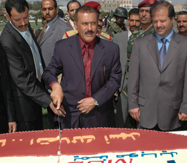 Yemeni demir yumrukla yöneten eski cumhurbaşkanı Ali Abdullah Salih. Fotoğraf: Reuters