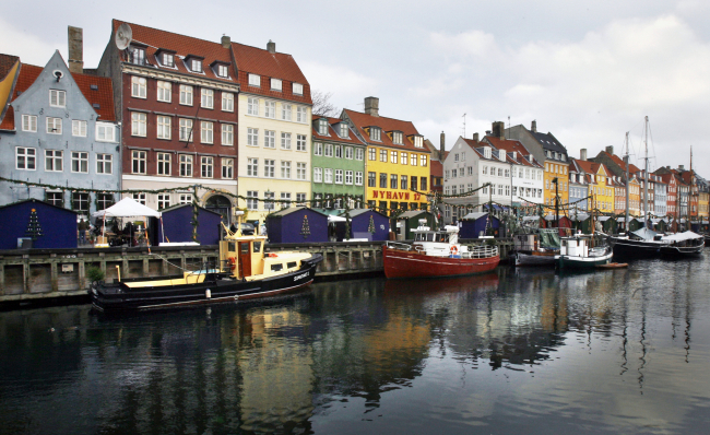 Başkent Kopenhag'daki Nyhavn bölgesi. | Fotoğraf: Reuters