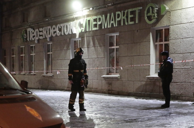 St. Petersburg'ta markette patlama: 13 yaralı