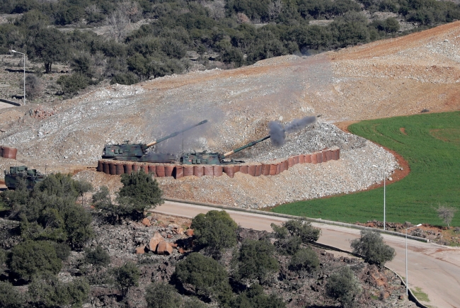 Afrin'deki terör hedefleri vuruldu