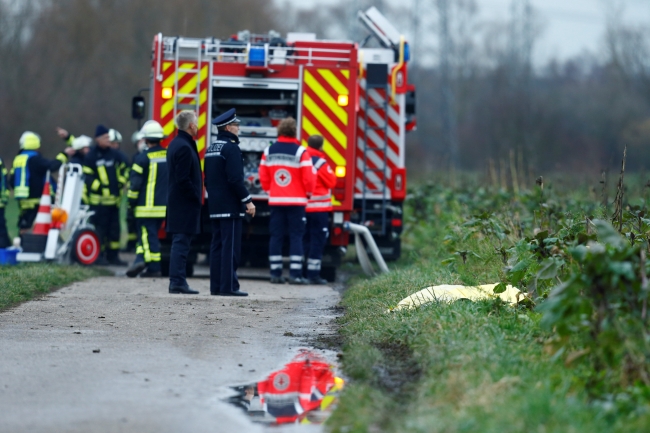 Almanya'da uçak ile helikopter havada çarpıştı: 4 ölü