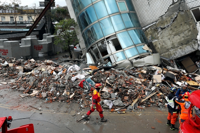 Tayvan'daki depremin bilançosu artıyor