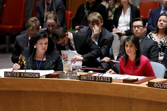 ABD'nin BM Daimi Temsilcisi Haley'den Rusya'ya suçlama