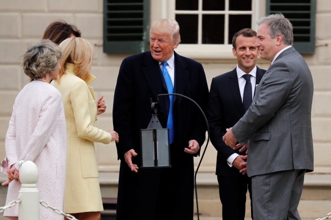 Fransa Cumhurbaşkanı Macron ABD'de