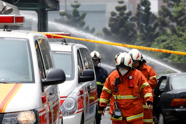 Tayvan'da fabrika bir anda alev aldı: 7 ölü