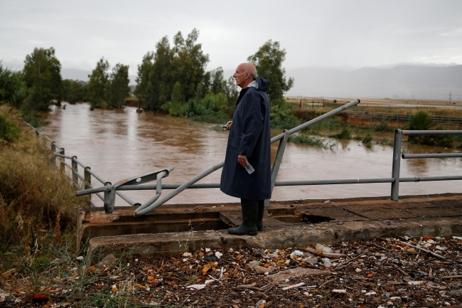 Sel felaketi bu kez Yunanistan'ı vurdu