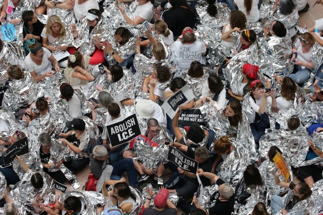 Sığınmacı dramını protesto eden 630 gösterici gözaltında