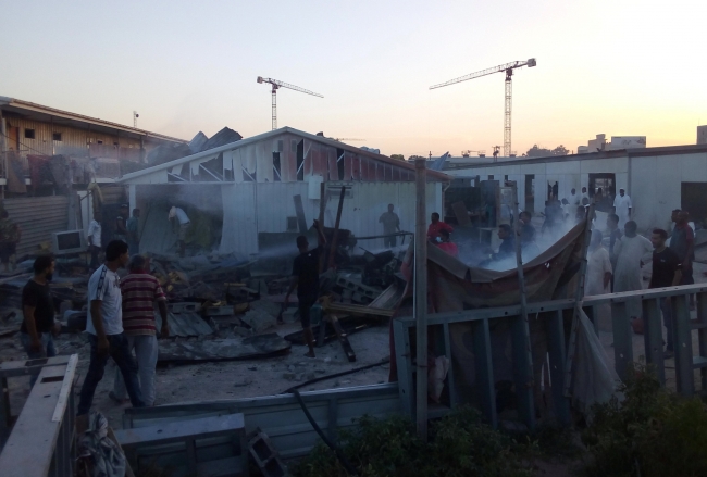 Libya'daki çatışmalar nedeniyle bin 825 aile evini terk etti