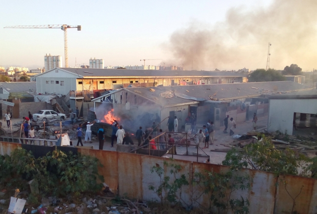 Libya'daki çatışmalar nedeniyle bin 825 aile evini terk etti