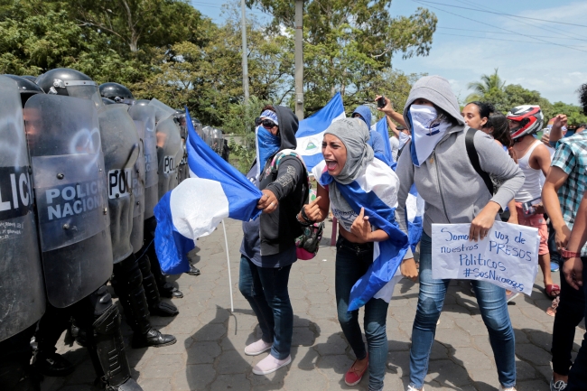 Nikaragua'da hükümet karşıtı protestolar tekrar alevlendi