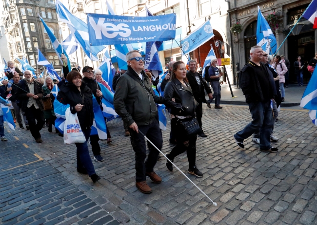 İskoçlar bağımsızlık için yürüdü
