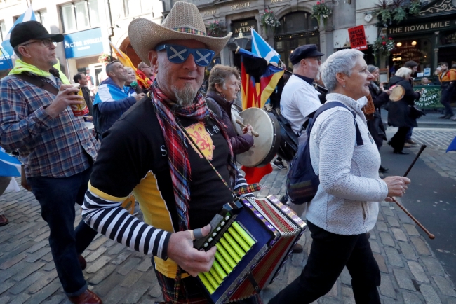 İskoçlar bağımsızlık için yürüdü