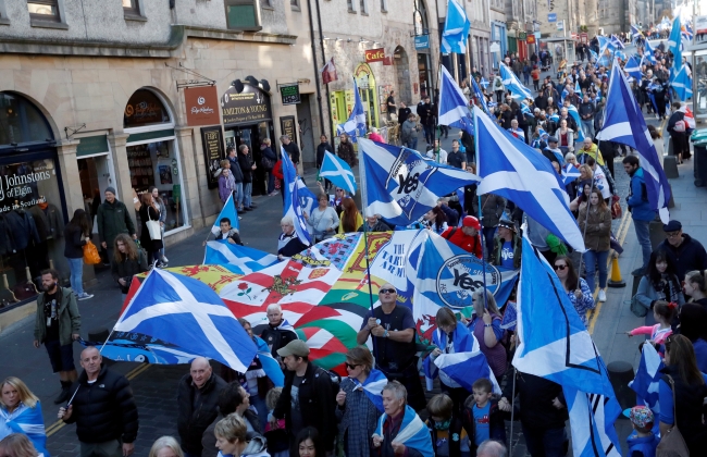 İskoçlar bağımsızlık için yürüdü