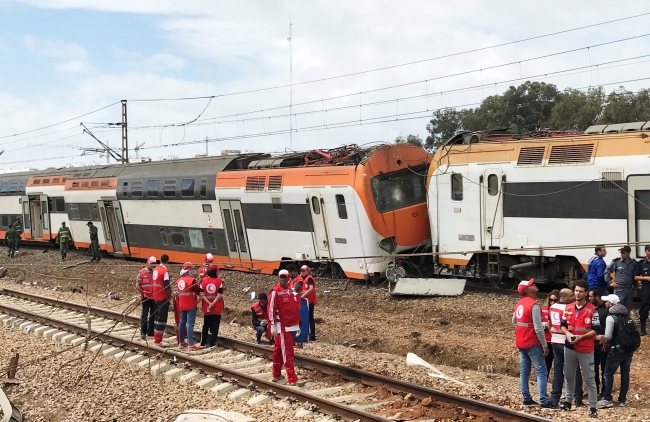 Fas'ta tren kazası: En az 6 ölü