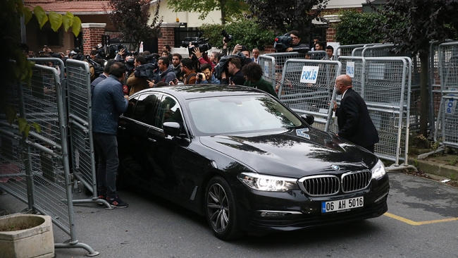 Ortak çalışma grubundaki Türk yetkililer başkonsoloslukta