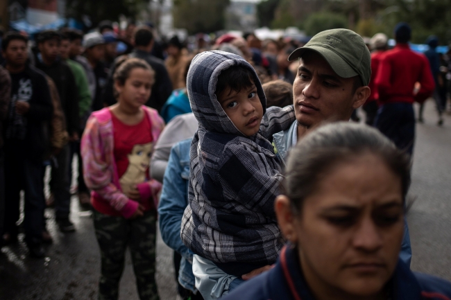 ABD - Meksika sınırındaki göçmenlerden açlık grevi
