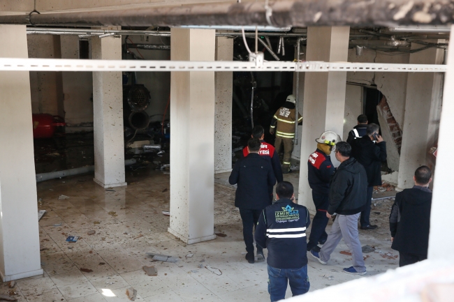 İzmir'de bir okulun kazan dairesinde patlama
