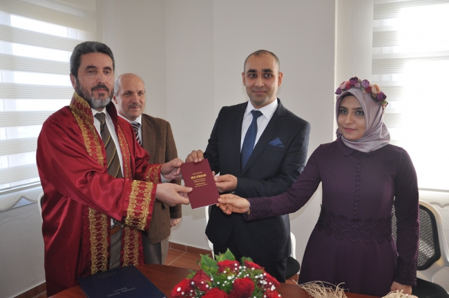 Osmaniye'de ilk resmi müftü nikahı