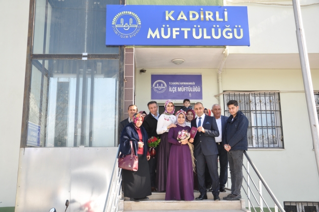 Osmaniye'de ilk resmi müftü nikahı