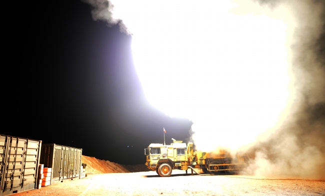 Mehmetçik teröristleri milli roketlerle vuruyor