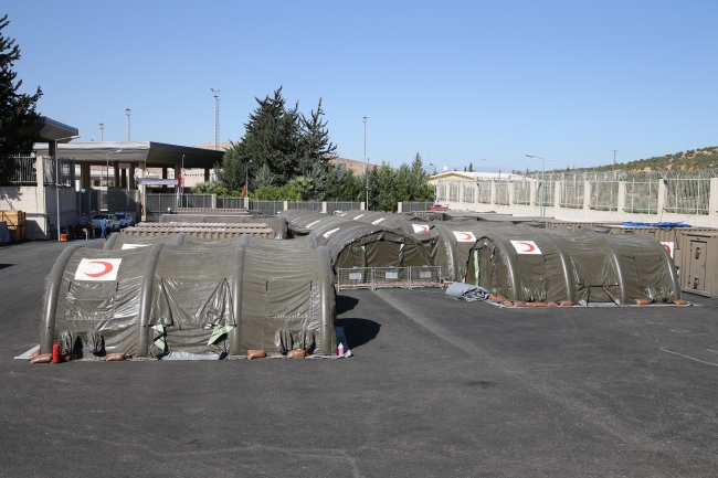 TSK'dan sınıra seyyar ilk yardım hastanesi