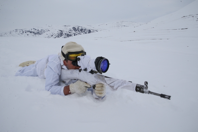 'Hudut kartalları' eksi 20 derecede vatan nöbetinde