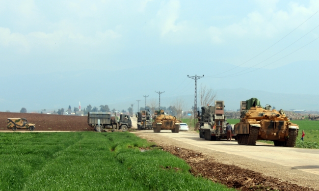 Afrin'deki terör mevzileri, savaş uçakları ve çoklu roketatarlarla vuruluyor