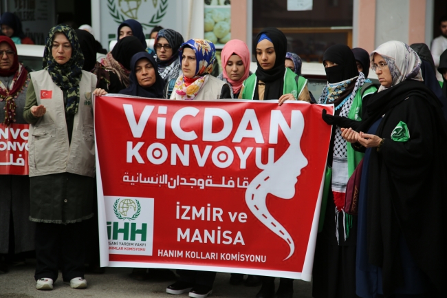 'Vicdan Konvoyu'na destek çığ gibi büyüyor