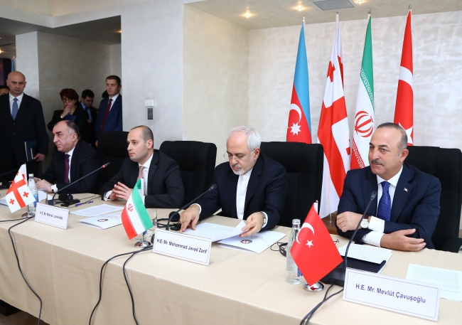 Türkiye-Azerbaycan-Gürcistan-İran Dışişleri Bakanları Dörtlü Toplantısı