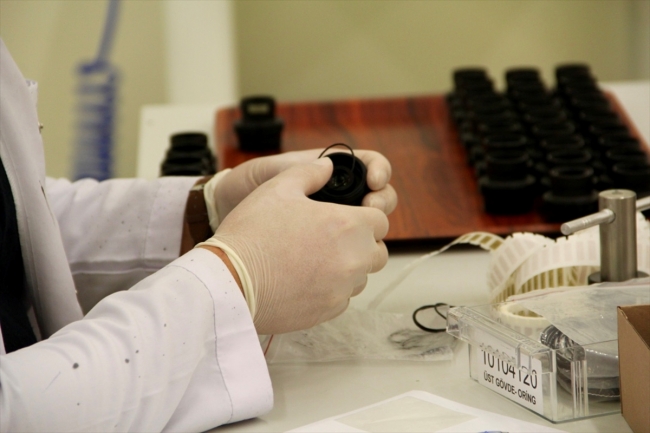 Sivas'ta üretilen dürbünler, Afrin'e gönderildi