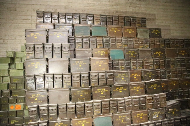 YPG/PKK'nın 12 odalı yer altı mühimmat deposu bulundu