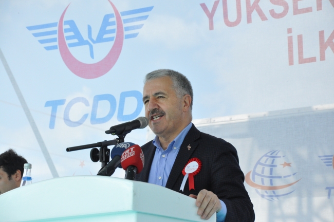 Ankara-Sivas YHT hattı ilk ray serimi yapıldı