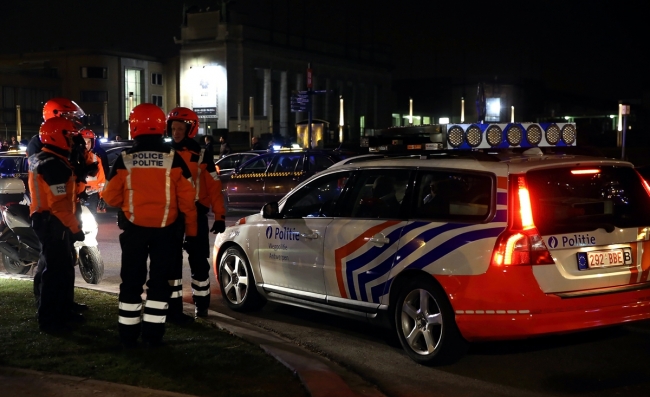 Brüksel'de Uber protestosu
