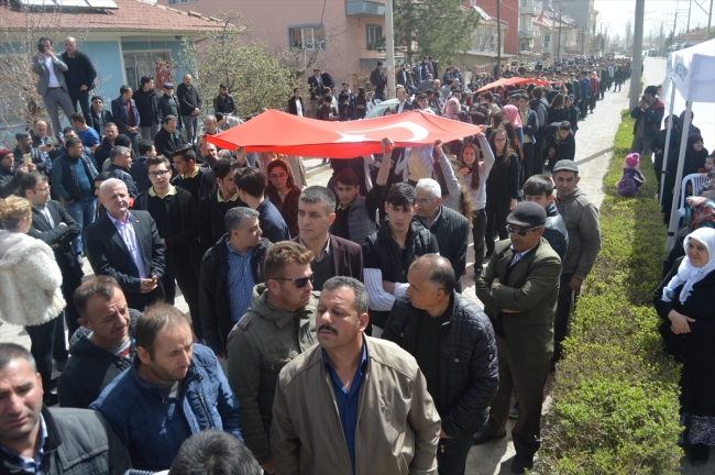 Şehit Piyade Uzman Çavuş İbrahim Imış son yolculuğuna uğurlandı