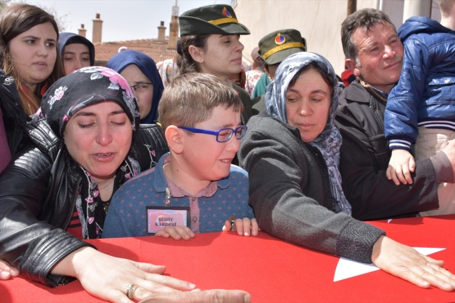 Şehit Piyade Uzman Çavuş İbrahim Imış son yolculuğuna uğurlandı