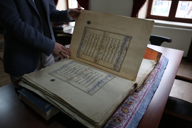 6 asırlık Kur'an-ı Kerim artık koruma altında