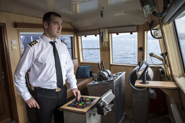 Kaptanlar, İstanbul'un eşsiz manzarasında çalışmanın ayrıcalığını yaşıyor