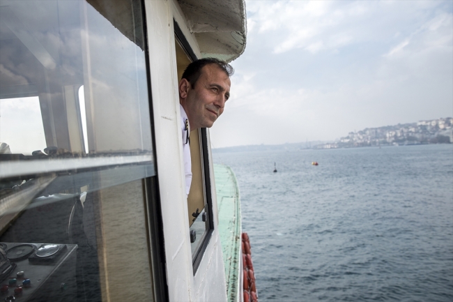 Kaptanlar, İstanbul'un eşsiz manzarasında çalışmanın ayrıcalığını yaşıyor