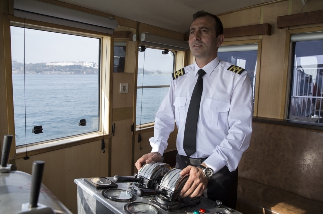 Kaptanlar, İstanbul'un eşsiz manzarasında çalışmanın ayrıcalığını yaşıyor