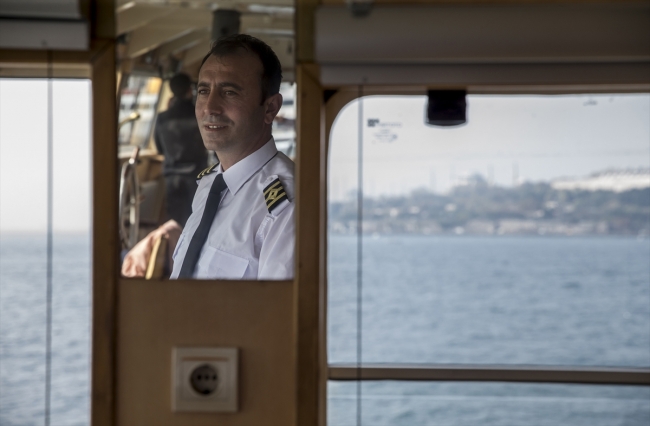 Kaptanlar, İstanbul'un eşsiz manzarasında çalışmanın ayrıcalığını yaşıyor