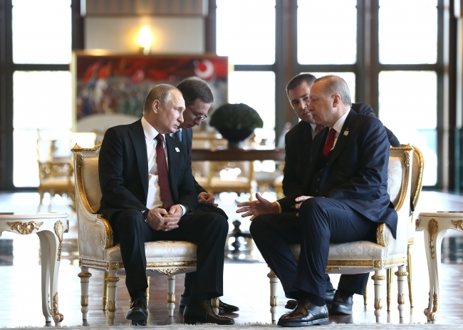 Cumhurbaşkanı Erdoğan, Putin ile görüştü