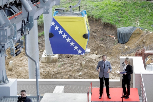 Saraybosna'nın sembollerinden teleferik yeniden açıldı