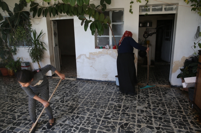 Afrinliler suya kavuşmanın sevincini yaşıyor