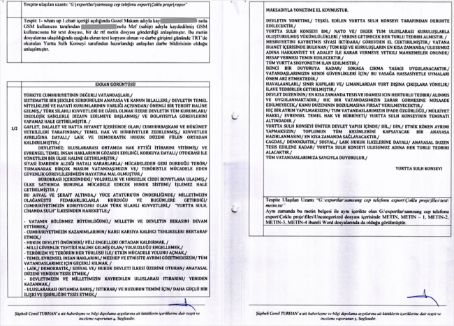 İhanet bildirisinin defalarca değiştirildiği ortaya çıktı