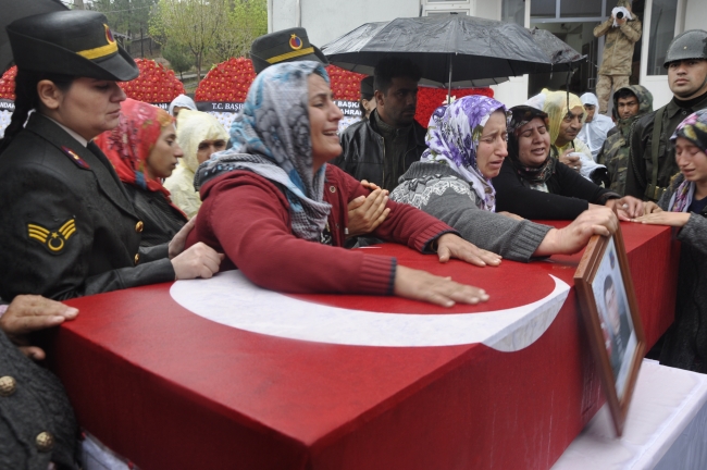 Şehit güvenlik korucusu Mehmet Sevgin'in cenazesi toprağa verildi