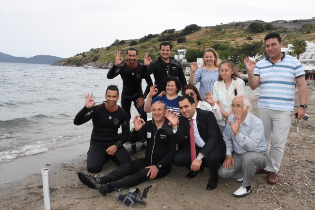 Bedensel engelli milli okçu dalış hayalini gerçekleştirdi