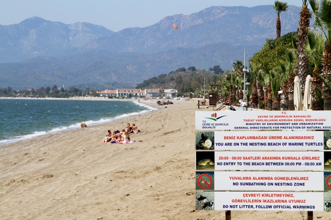 'Caretta caretta'lar için kumsal temizliği yapıldı