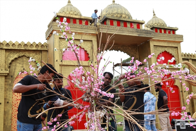 Antalya'daki Hint düğünü 3 gün 3 gece sürdü
