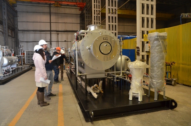 Doğalgaz yerli ünite ile çıkartılacak