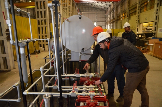 Doğalgaz yerli ünite ile çıkartılacak